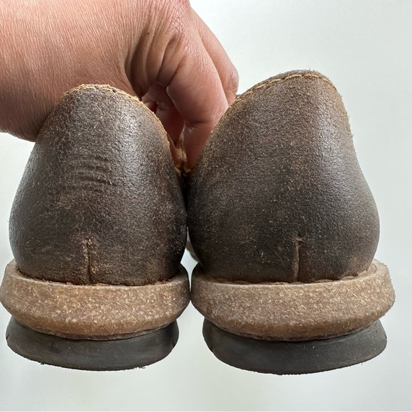 Born Thyra Rust Lace Up Moccasin Casual Shoe Suede Size 6 - Picture 6 of 8